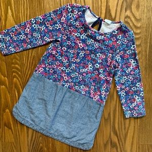 GAP Floral Chambray Dress